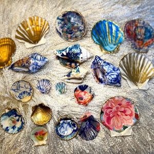 Seashell decoupage